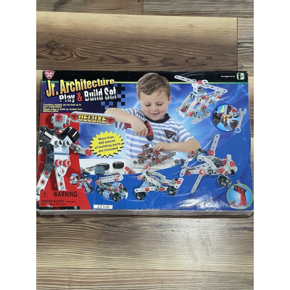 Play Go Jr. Architecture Play & Build Deluxe‎ Set Ages 6+